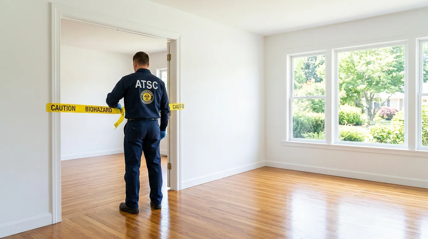 Certified biohazard cleanup crew performing Trauma Scene Cleanup in Northglenn
